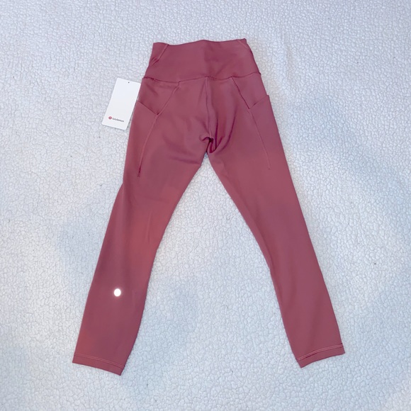 Lululemon Brier Rose Wunder Train HR Crop 23” - Picture 4 of 6
